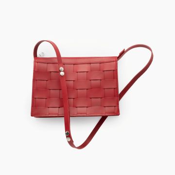 Veske. Eduards Accessories, «Näver». Rød