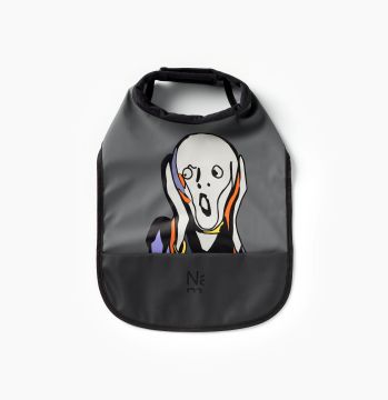 Bib. Edvard Munch. The Scream (gray)