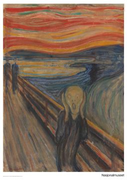 Plakat 50 x 70 cm. Edvard Munch, «Skrik»