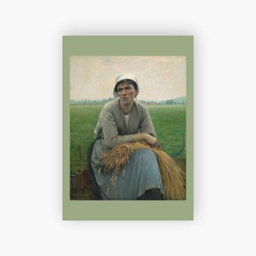 Postkort. Asta Nørregaard, «Bondekone fra Normandie»