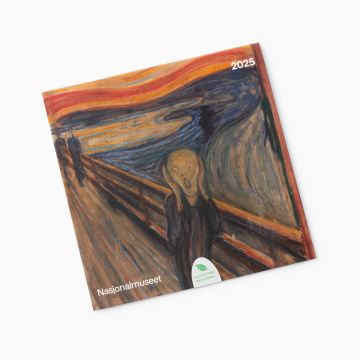 Kalender 18 x 18. Edvard Munch. 2025