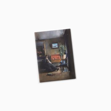 Magnet. Harriet Backer. «Blått interiør»