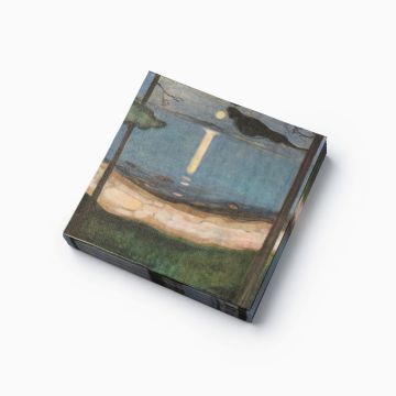 Servietter. Edvard Munch, «Måneskinn»