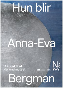 Plakat 50 x 70 cm. Anna-Eva Bergman, «N°11-1968 Grand rond»