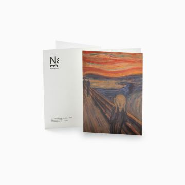Kort med konvolutt. Edvard Munch, «Skrik»