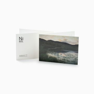 Kort med konvolutt. Kitty Kielland, «Sommernatt»