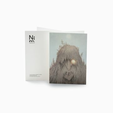 Kort med konvolutt. Theodor Kittelsen, «Skogtroll»