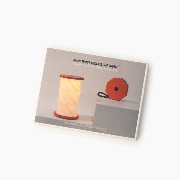 Lampe. Twist mini, korallrosa 