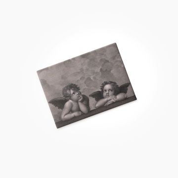 Magnet. Johann Friedrich Wilhelm Müller etter Rafael, «Den sixtinske Madonna»