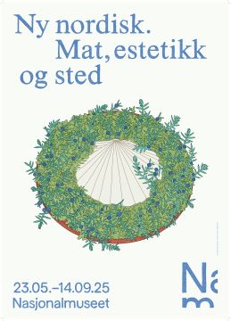 Utstillingsplakat. Oscar Grønner, «Skjell»