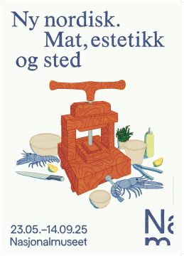 UTSTILLINGSPLAKAT PRESSE NY NORDISK 