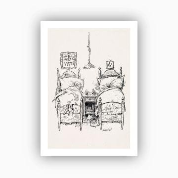 Postkort. Kjell Aukrust, «Krokryggen Samtale & Diskusjonsforening af 1986»