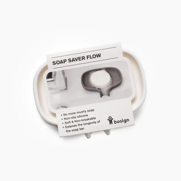 Såpeskål. Bosign, hvit
