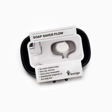 Såpeskål. Bosign, sort