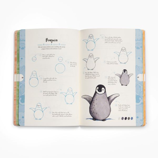 10 Step Drawing. Cute Animals