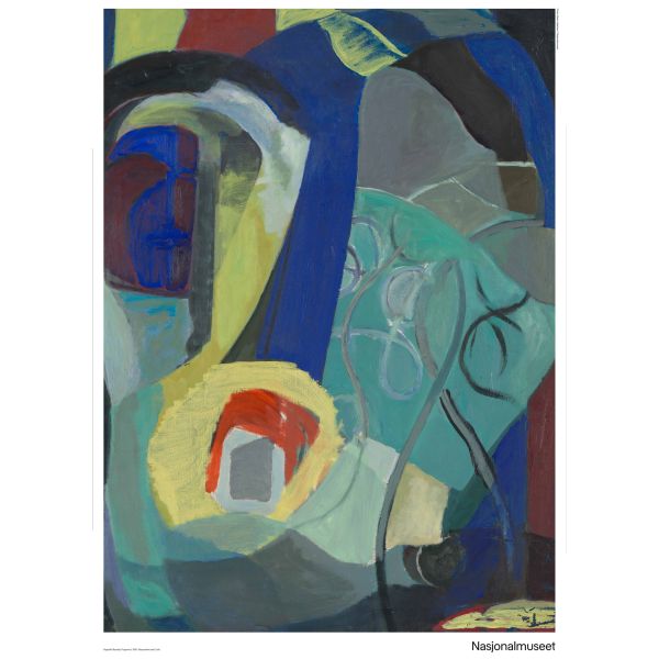 Plakat 50 x 70 cm. Ragnhild Kaarbø, «Fragment»