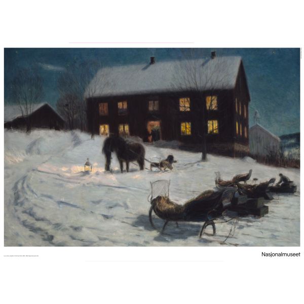 Plakat 50 x 70. Lars Jorde, «Julegilde»