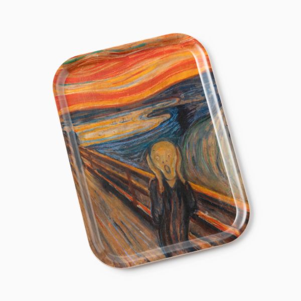 Serveringsbrett. Edvard Munch, «Skrik»