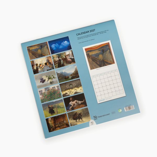 Kalender 30 x 30 cm. Maleri fra Nasjonalmuseets samling. 2027