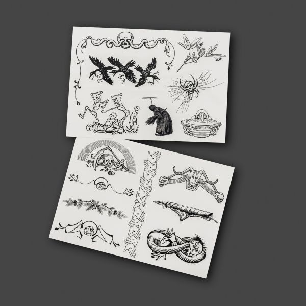 Tattoo. Svartedauen