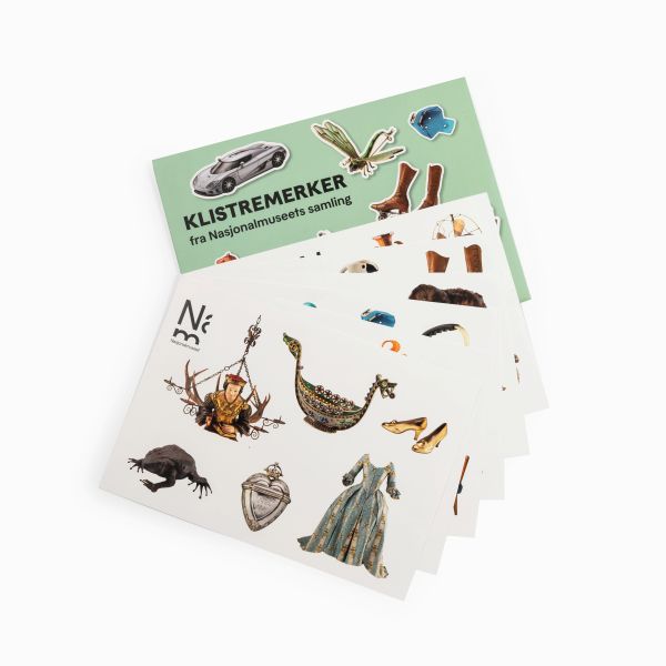 Klistremerker. Nasjonalmuseets samling