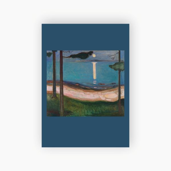 Postkort. Edvard Munch, «Måneskinn»