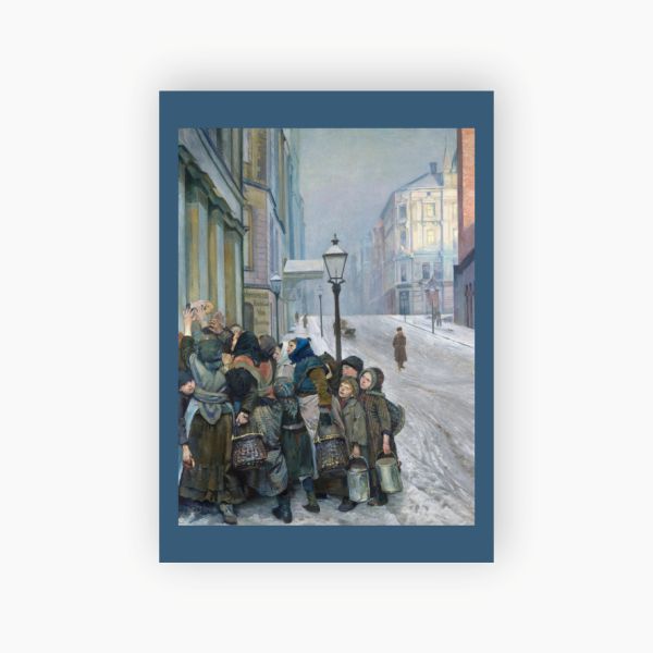 Postkort. Christian Krohg, «Kampen for tilværelsen»