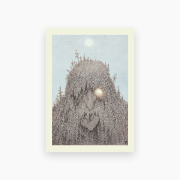 Postkort. Theodor Kittelsen. Skogtroll