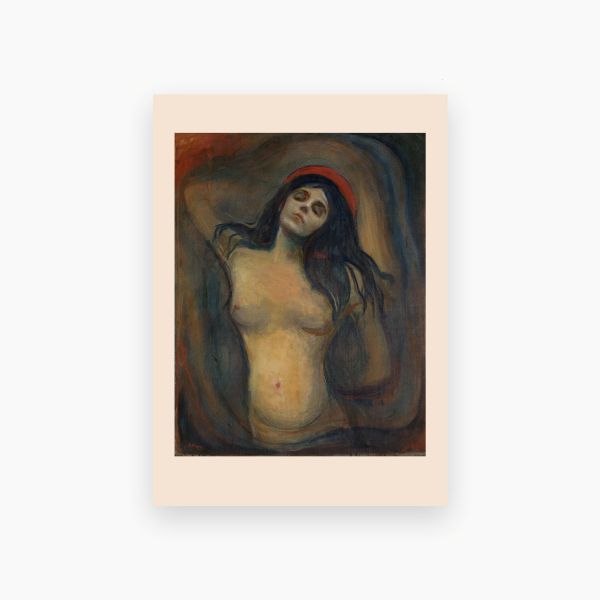 Postkort. Edvard Munch. Madonna