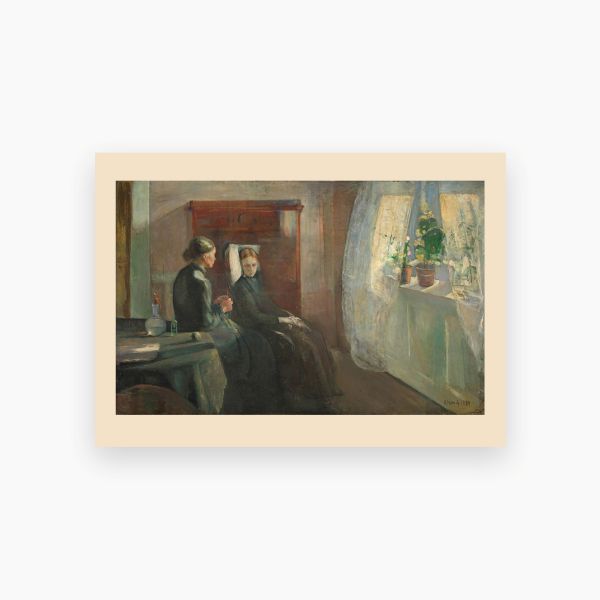 Postkort. Edvard Munch. Vår