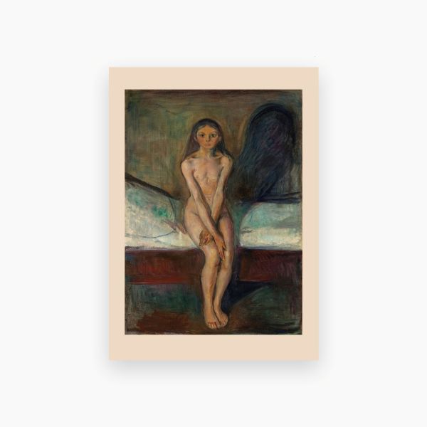 Postkort. Edvard Munch. Pubertet