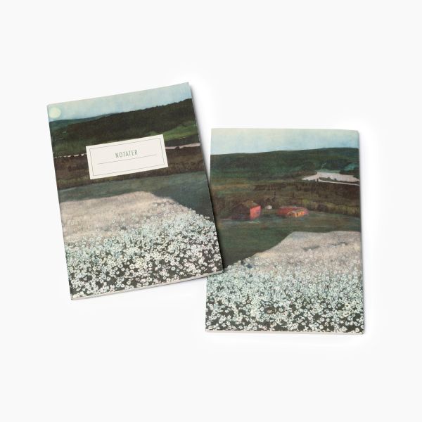 Notatbok. Harald Sohlberg. En blomstereng nordpå