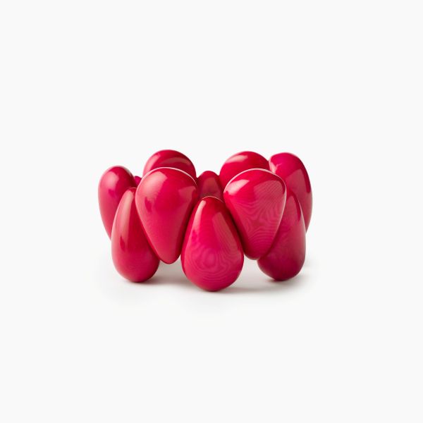 Armbånd. Angélica León, «Gota» Fuksia