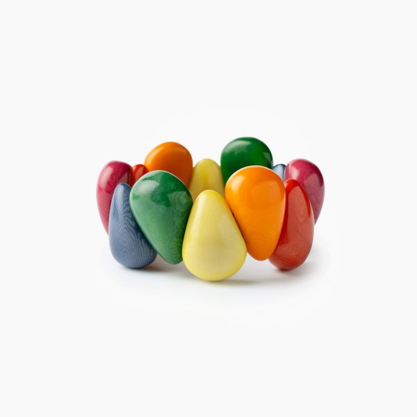 Armbånd. Angélica León, «Gota» Regnbue