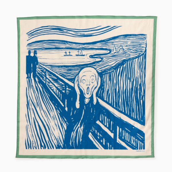 Bandana. Edvard Munch, «Skrik». Blå