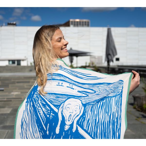 Bandana. Edvard Munch, «Skrik». Blå