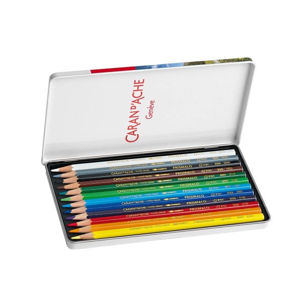 Fargeblyanter. Caran d'Ache, Prismalo Aquarelle 12 stk