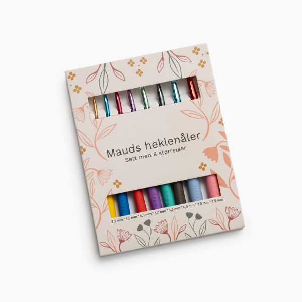 Heklenål. Mauds, sett med 8