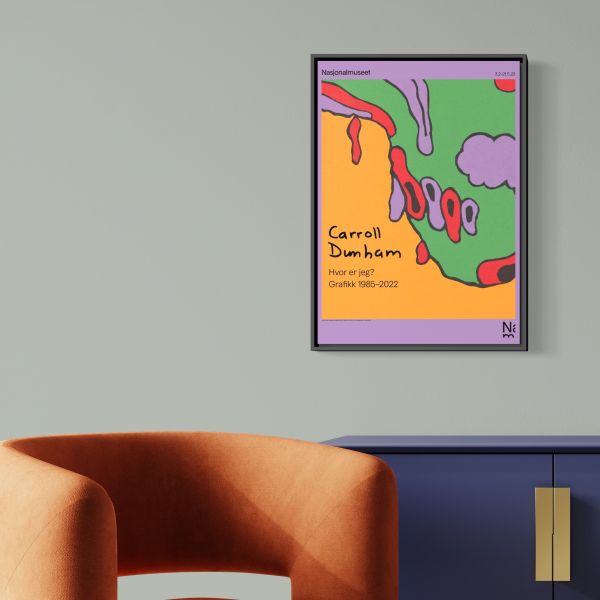 Plakat 50x70 cm. Carroll Dunham. 