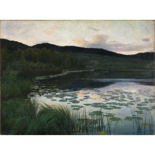 Kitty Kielland, Sommernatt, 1886. Foto: Frode Larsen