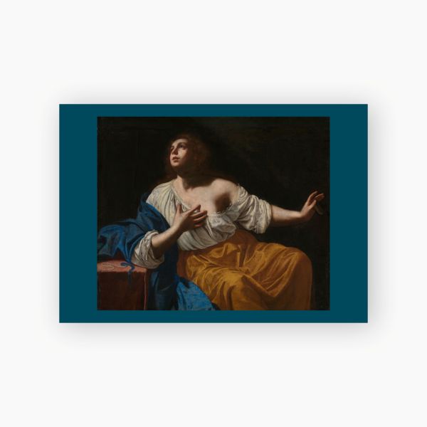 Postkort. Artemisia Gentileschi, «Den angrende Maria Magdalena»