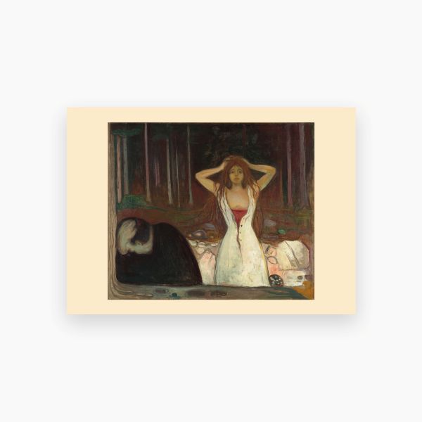Postkort. Edvard Munch, «Aske»