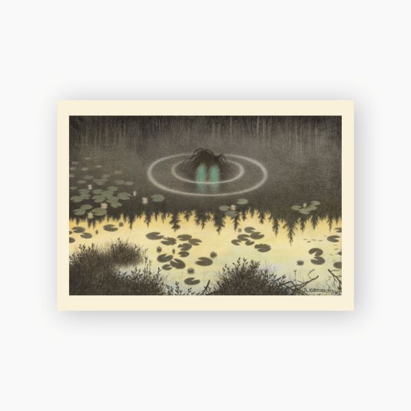 Postkort. Theodor Kittelsen, «Nøkken»