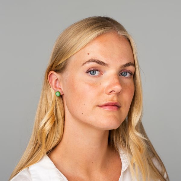 Øredobber. Angélica León, «Eclipse» Grønn