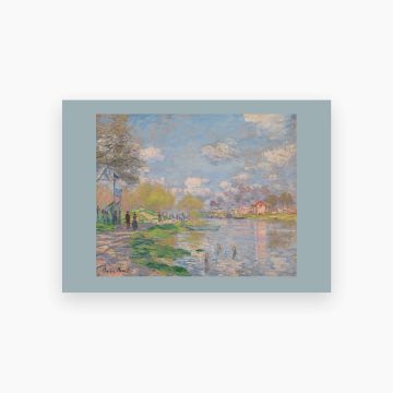Postkort. Claude Monet, «Vår ved Seinens bredd»