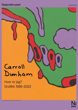Plakat 50x70 cm. Carroll Dunham. 