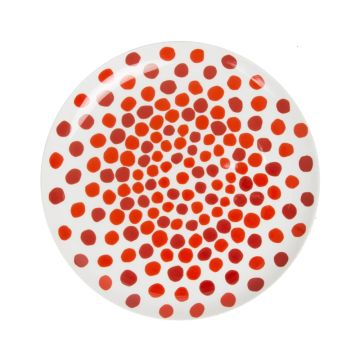 Plate. Louise Bourgeois, "Red Dots"