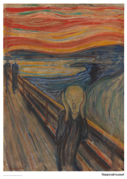 Plakat 50 x 70 cm. Edvard Munch, «Skrik»