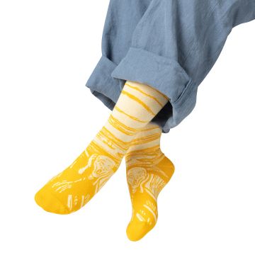  Socks. Edvard Munch, "The Scream". Yellow