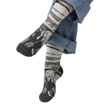  Socks. Edvard Munch, "The Scream". Grey